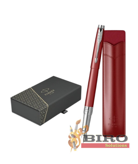 Set Stilou Parker Aster Roșu CT + casetă cadou cu etui